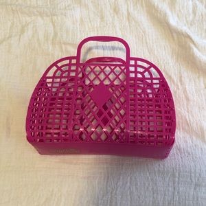 Pink Jelly Purse